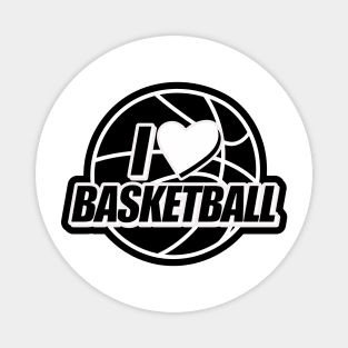 I Heart Basketball Magnet